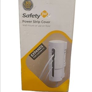 Safety 1st Power Strip Cover Wall Mount Or Use On Floor for Baby Proofing White